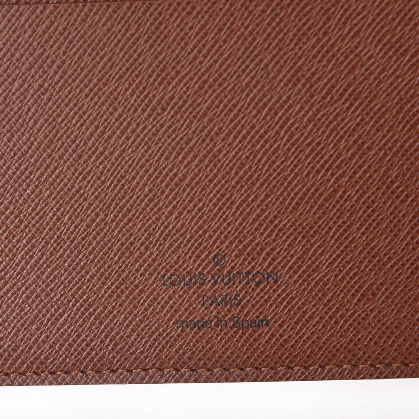 Monogram Desk Agenda Cover