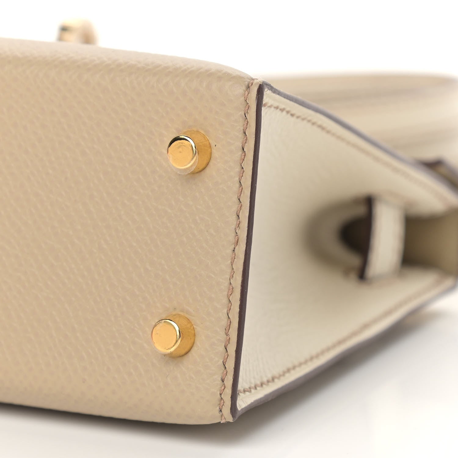 Hermes Epsom Horseshoe Mini Kelly Sellier 20 Trench Craie 8 of 9