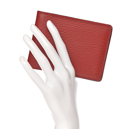 Louis Vuitton Epi Multiple Wallet Carmine 2 of 7