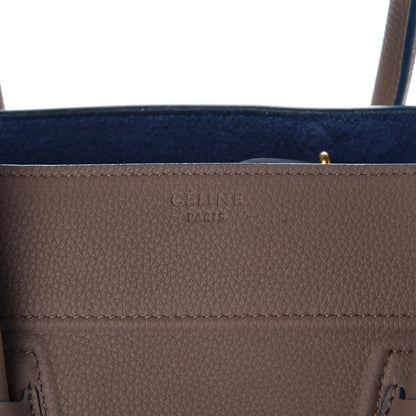 Celine Baby Grained Calfskin Medium Phantom Luggage Taupe 6 of 13