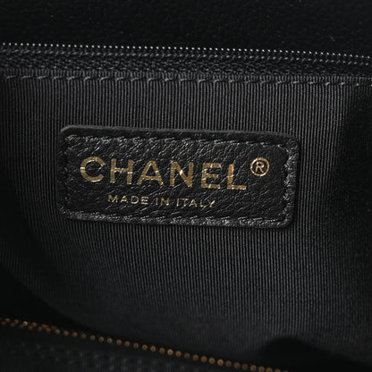 Chanel Calfskin Cerf Executive Shopper Tote Black 6 of 10
