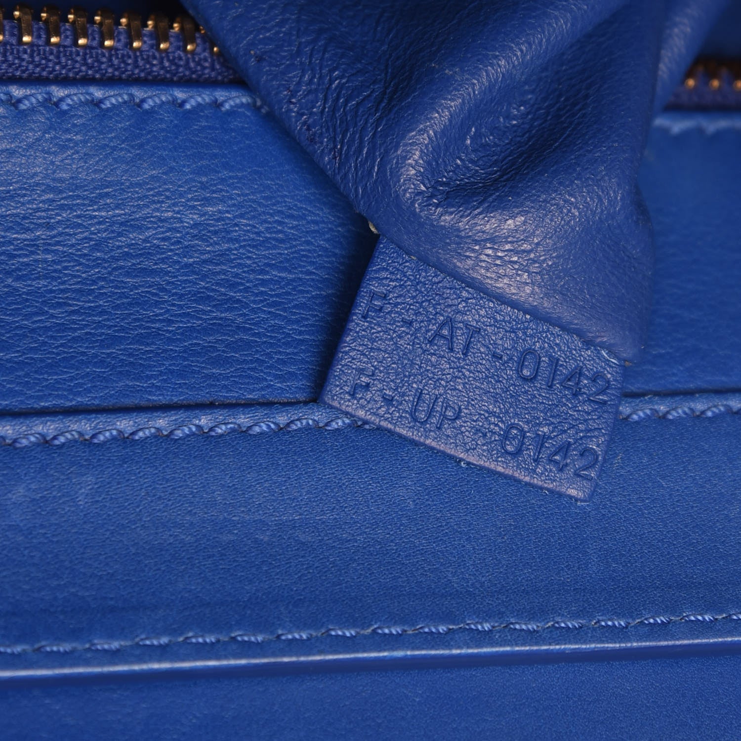Celine Smooth Calfskin Mini Luggage Royal Blue 7 of 18
