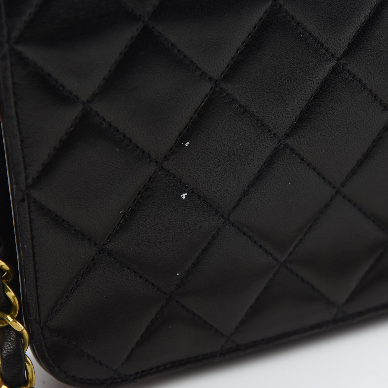 Chanel Lambskin Quilted Small Single Flap Black 10 of 11