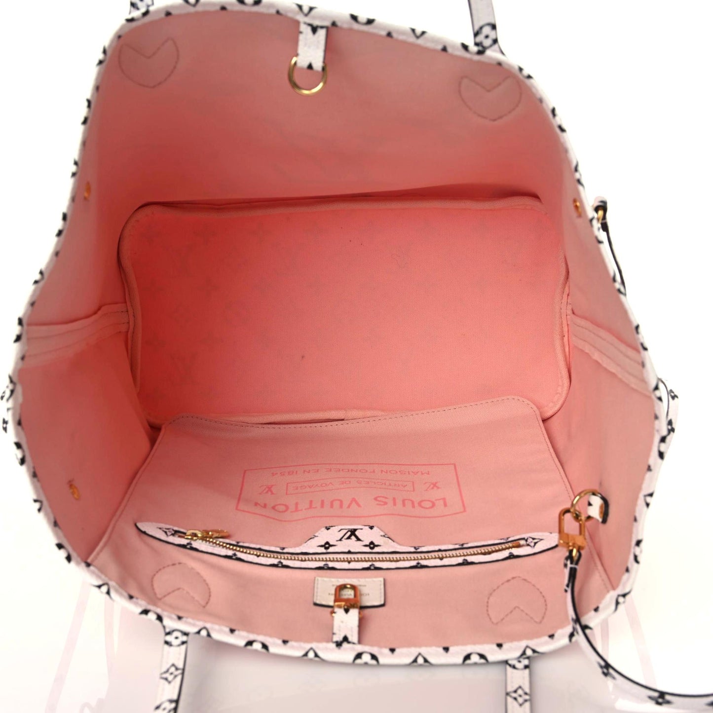 Monogram Giant Neverfull MM Rouge