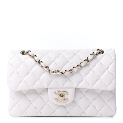 Chanel Caviar Quilted Small Double Flap White 1 of 4