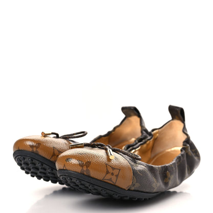 Louis Vuitton Reverse Patent Monogram Flirty Ballerina Flats 41 3 of 8