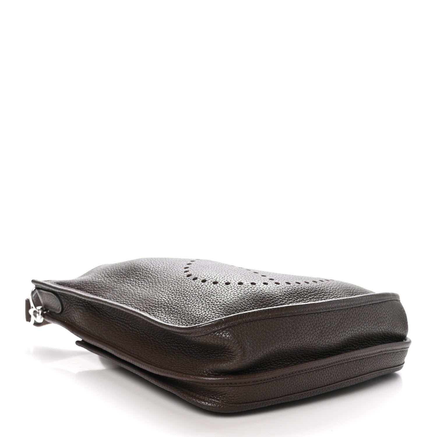 Hermes Taurillon Clemence Evelyne III PM Chocolate 4 of 10