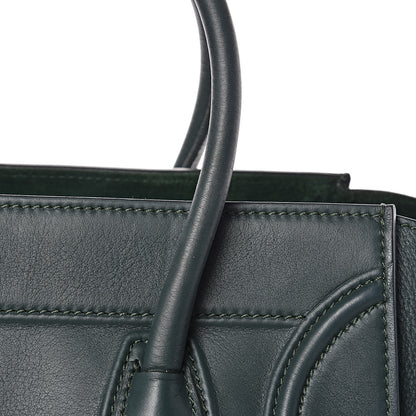 Celine Supple Calfskin Medium Phantom Luggage Bottle Green 9 of 12