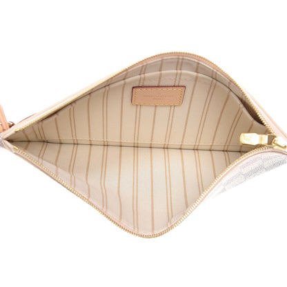 Louis Vuitton Damier Azur Neverfull MM GM Pochette 5 of 10