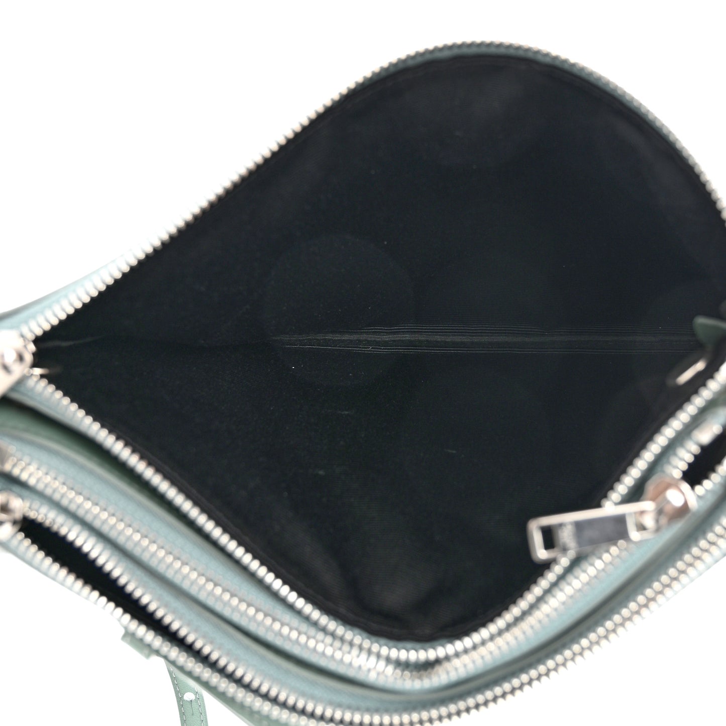 Lambskin Large Trio Crossbody Bag Jade