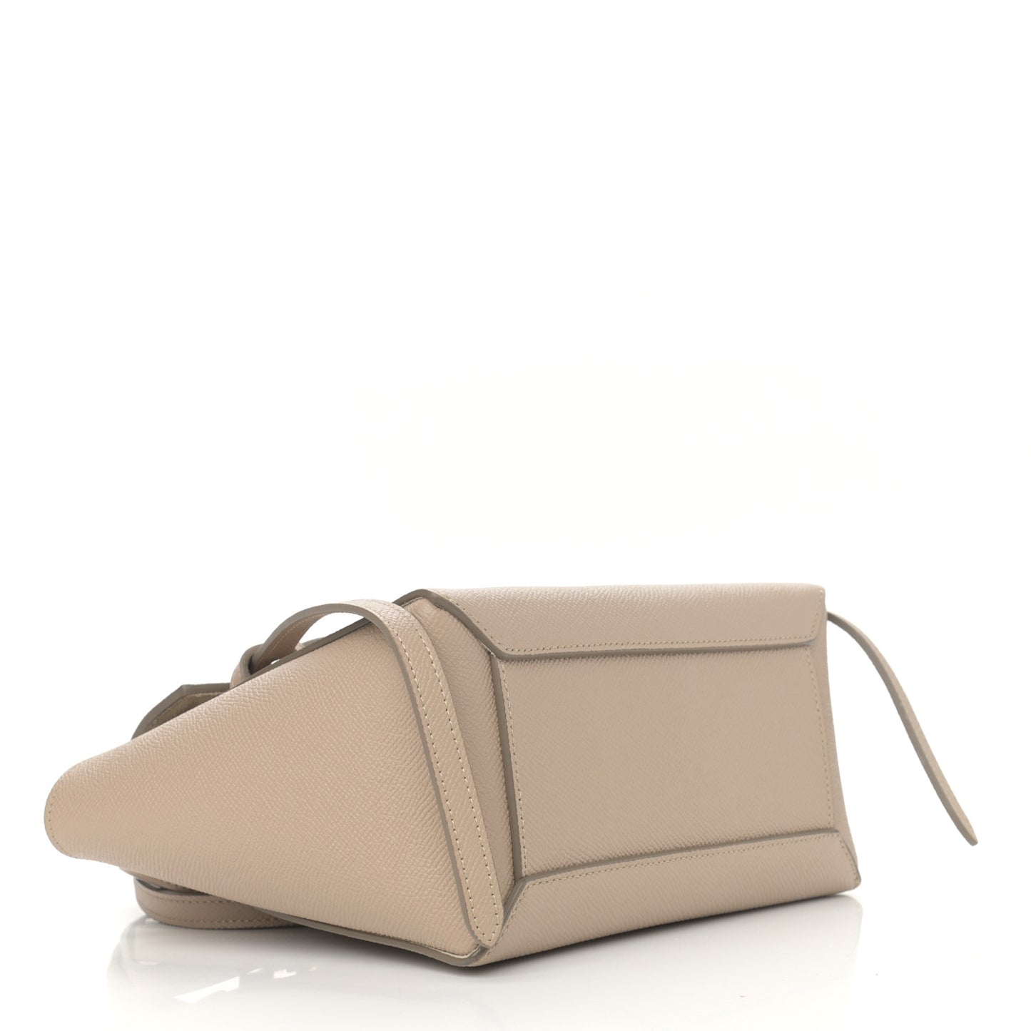 Grained Calfskin Nano Belt Bag Light Taupe
