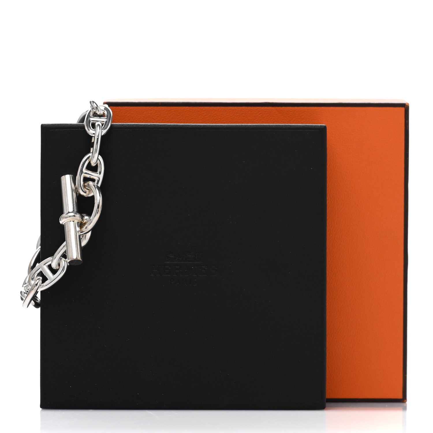 Hermes Sterling Silver Chaine D'Ancre Bracelet 4 of 4