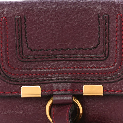 Chloe Grained Calfskin Marcie Square Wallet Intense Violine 9 of 11