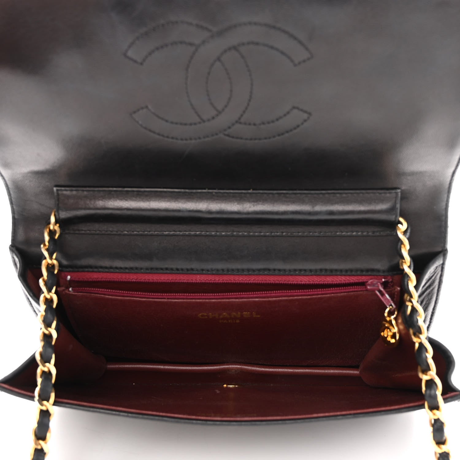Chanel Lambskin Quilted Small Single Flap Black 5 of 12