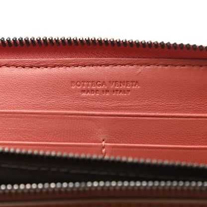 Bottega Veneta Nappa Intrecciato Zip Around Wallet Pompei 7 of 7