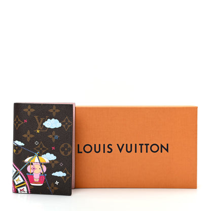 Louis Vuitton Monogram 2020 Christmas Animation Big Wheel Passport Cover Rose Ballerine 8 of 8