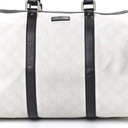 Gucci GG Plus Monogram Medium Joy Boston White Black 16 of 18