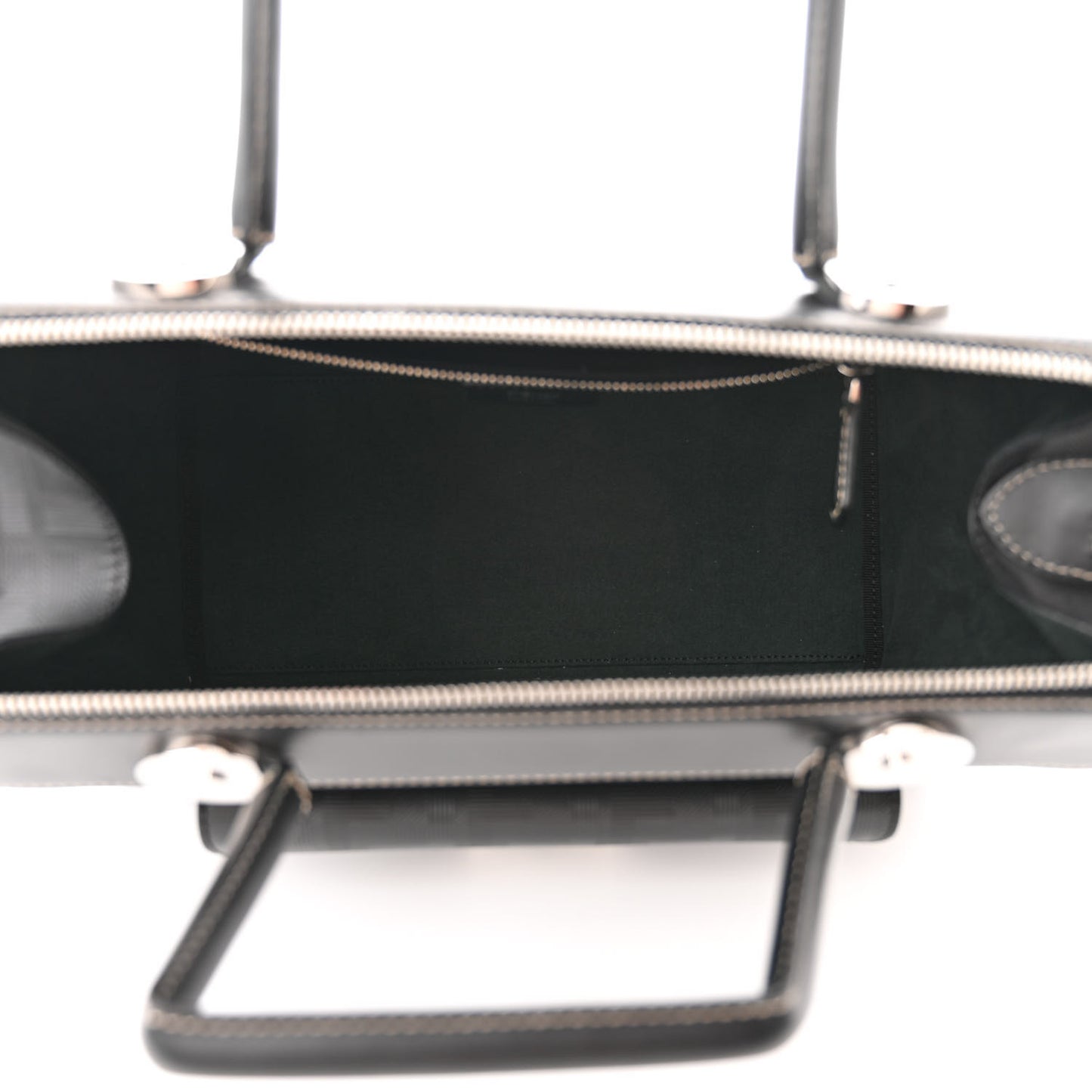 Vitello King FF Lines Embossed Large Soft Trunk Bag Black