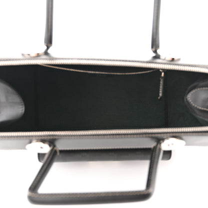 Fendi Vitello King FF Lines Embossed Large Soft Trunk Bag Black 5 of 14