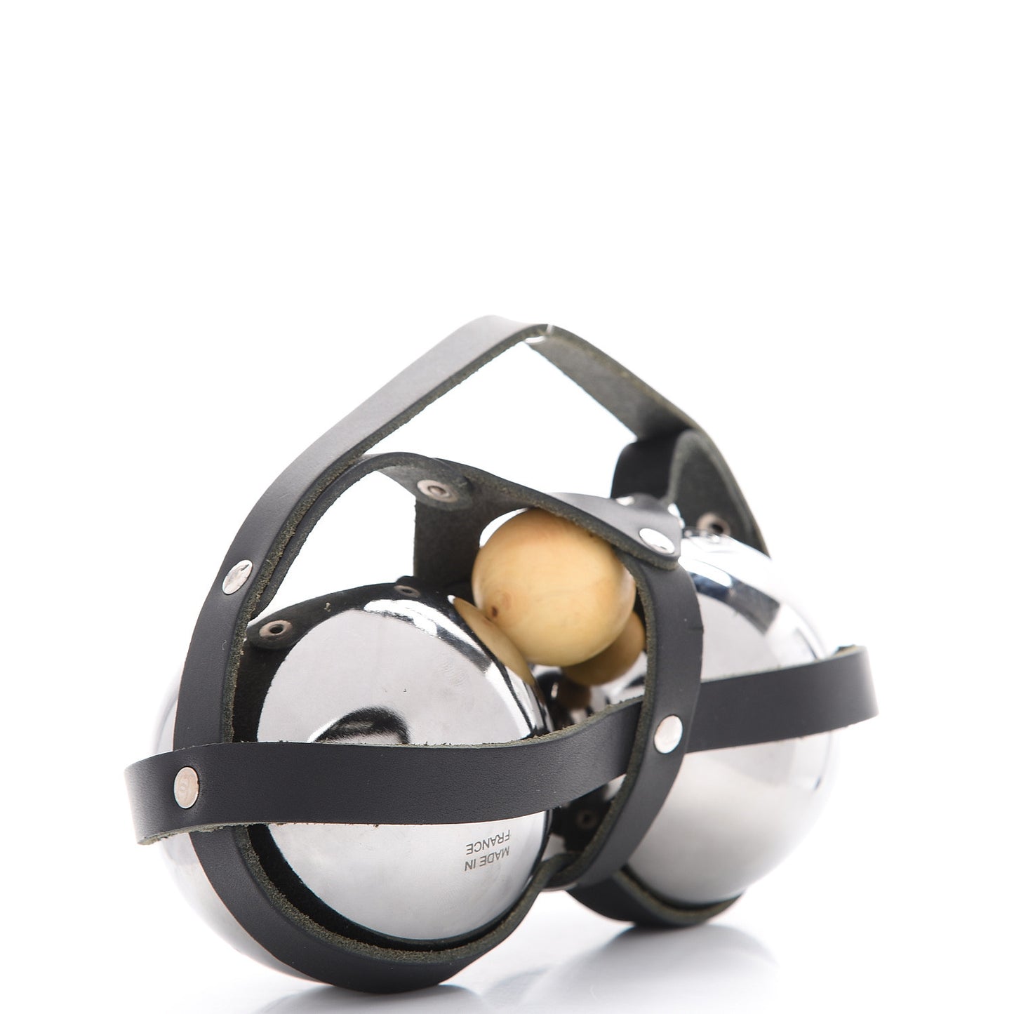 Metal Lambskin Petanque Boules and Jack Set