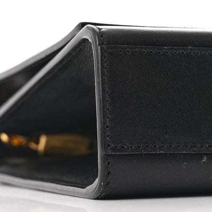 Saint Laurent Smooth Calfskin Medium Classic Monogram Kate Tassel Satchel Black 9 of 10