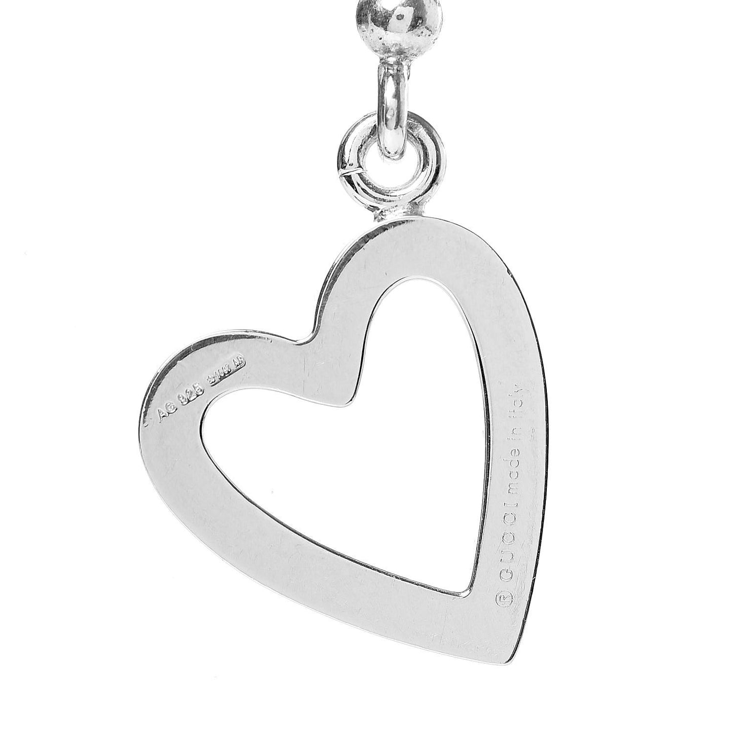 Sterling Silver Heart Toggle Necklace