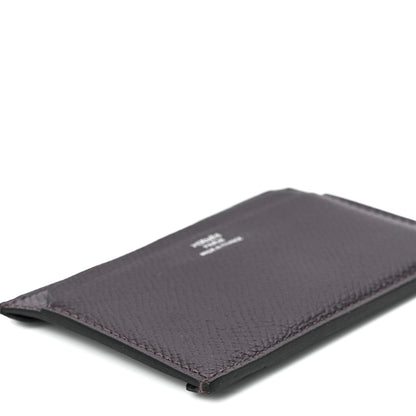 Hermes Epsom City 4CC Card Holder Chocolate 9 of 10