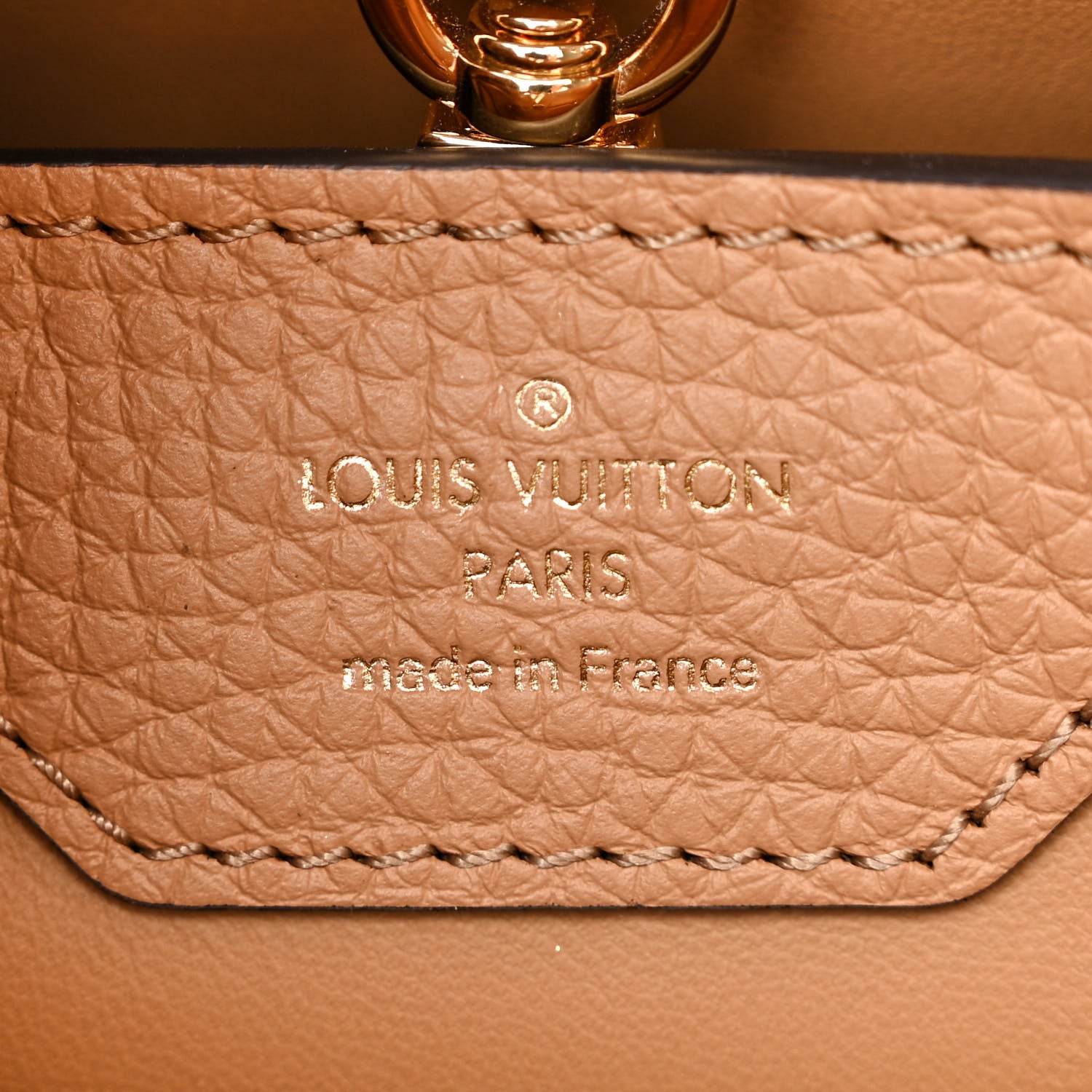 Louis Vuitton Taurillon Capucines MM Arizona 6 of 9