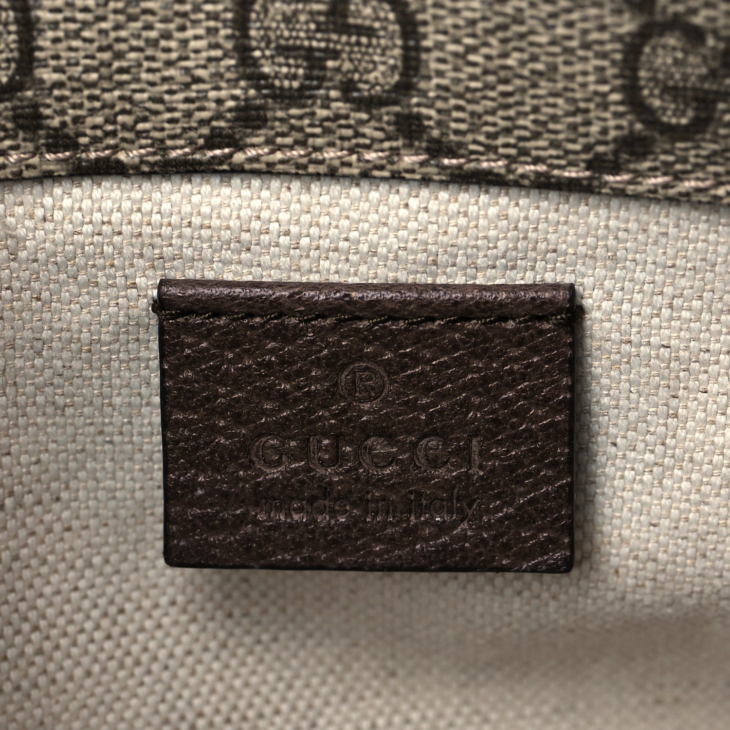 Gucci GG Supreme Monogram Web Small Neo Vintage Double Flap Messenger Bag Beige New Acero 7 of 11
