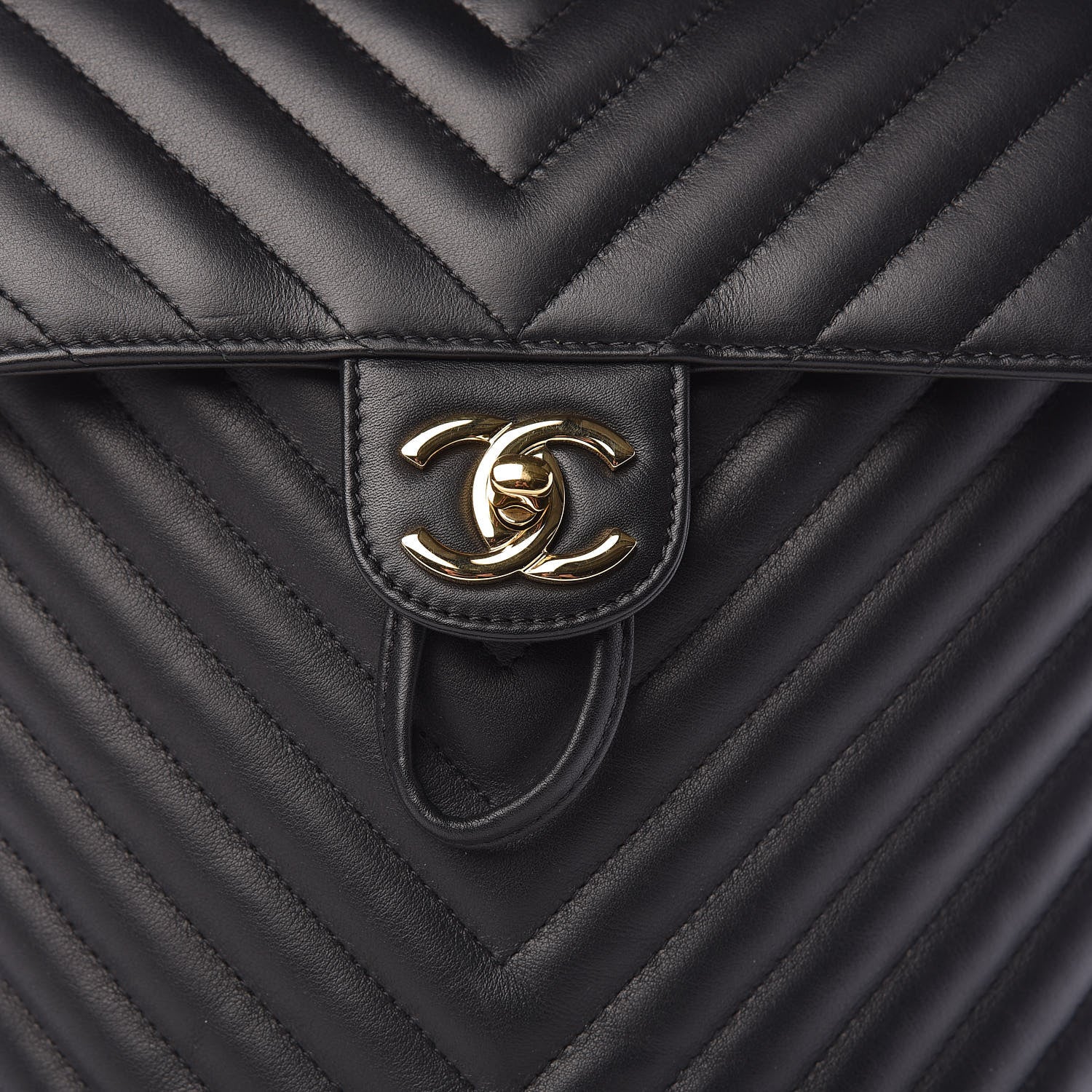 Chanel Calfskin Chevron Quilted Small Urban Spirit Backpack Black 8 of 13