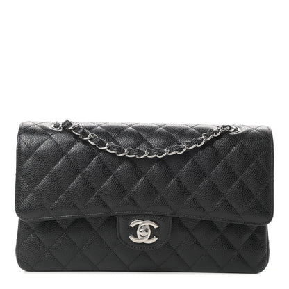Chanel Caviar Quilted Medium Double Flap Black 1 of 11
