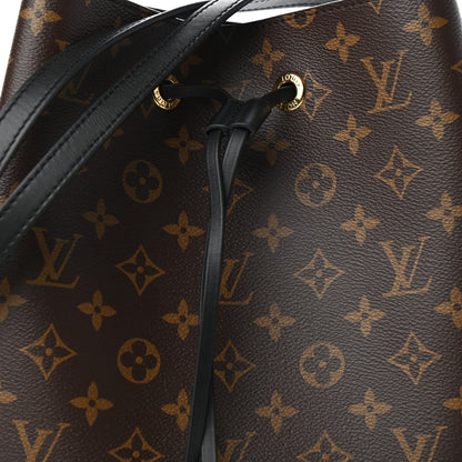 Louis Vuitton Monogram Neonoe MM Black 8 of 8