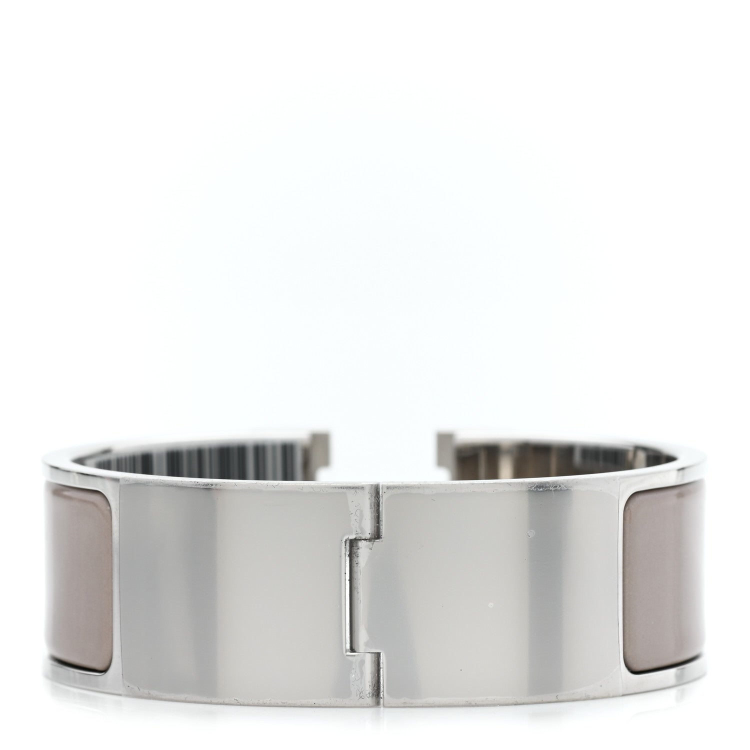 Hermes Enamel Wide Clic Clac H Bracelet PM Marron Glace 3 of 4