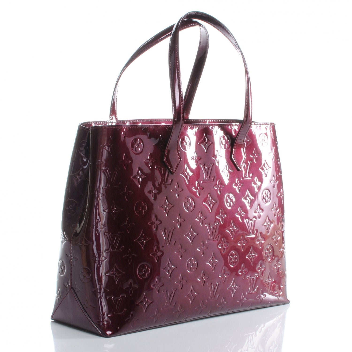 Louis Vuitton Vernis Wilshire MM Rouge Fauviste 3 of 7