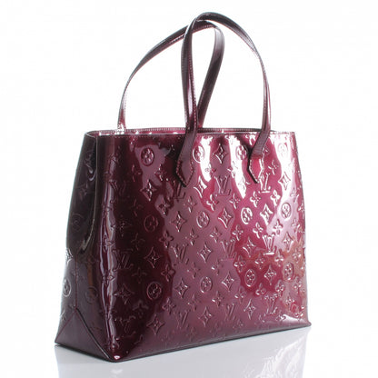 Louis Vuitton Vernis Wilshire MM Rouge Fauviste 3 of 7
