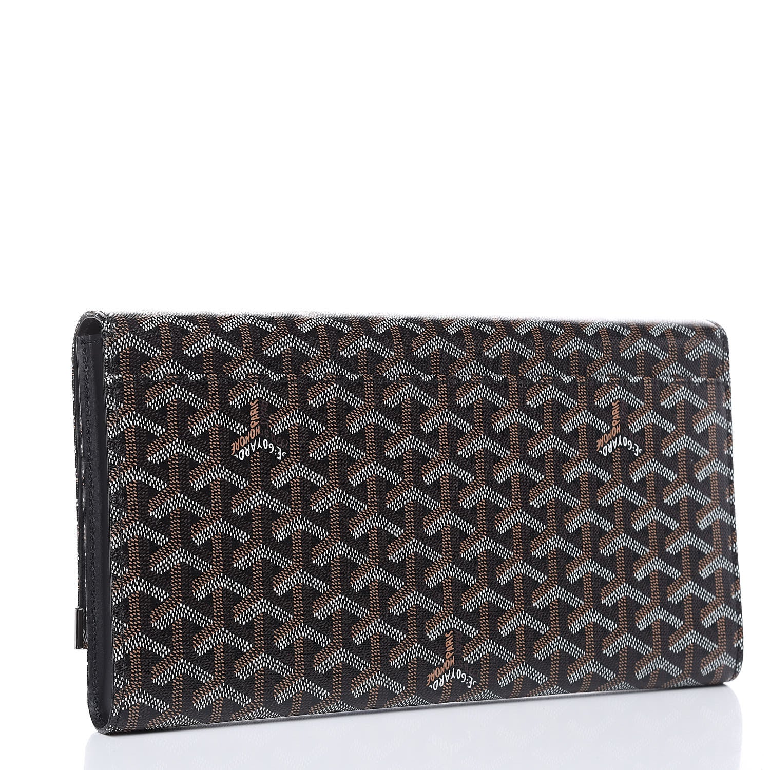 Goyard Goyardine Monte Carlo Bois Clutch Black 3 of 9