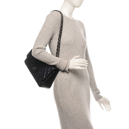 Chanel Lambskin Quilted Jumbo Double Flap Dark Navy 2 of 7