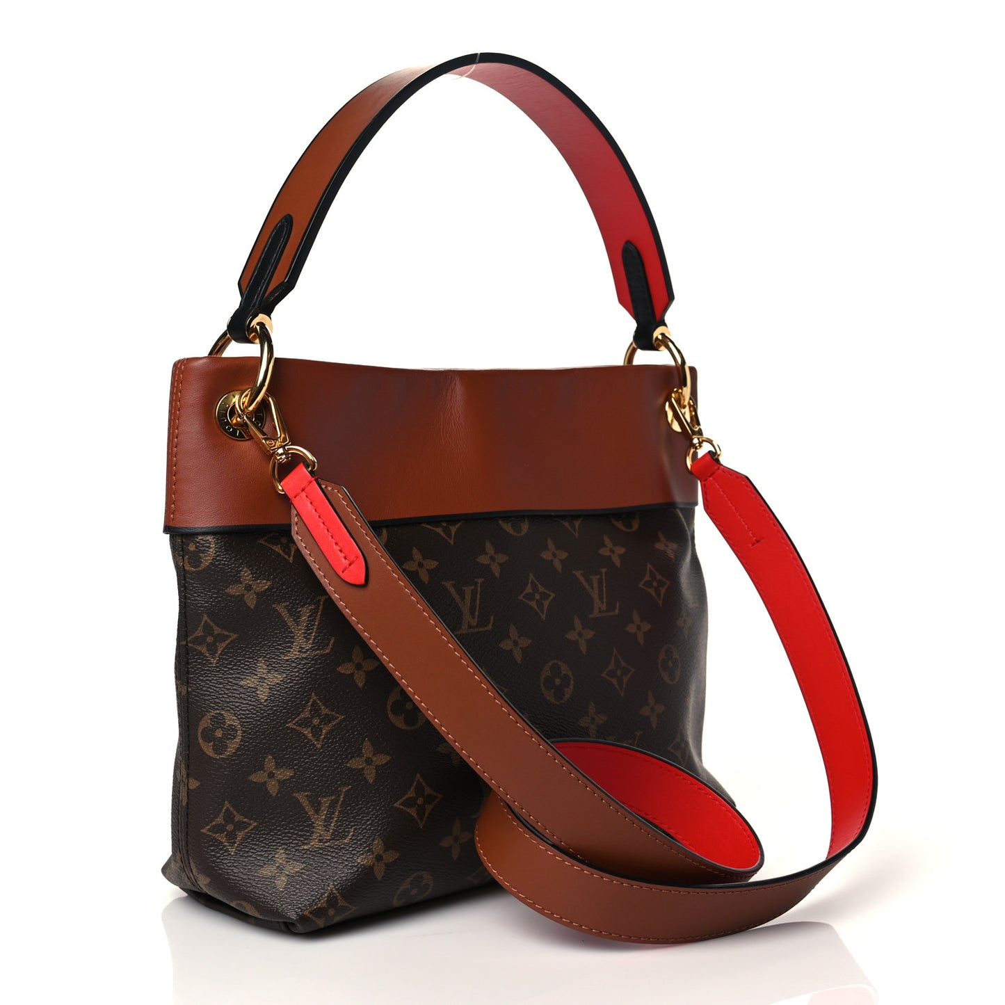 Monogram Tuileries Besace Caramel Rouge