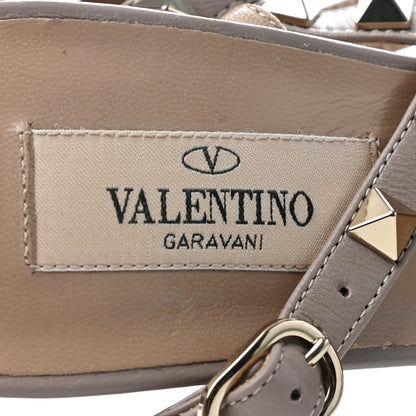 Valentino Garavani Nappa Rockstud Ankle Strap 65mm Pumps 37 Morning Dew Poudre 7 of 8