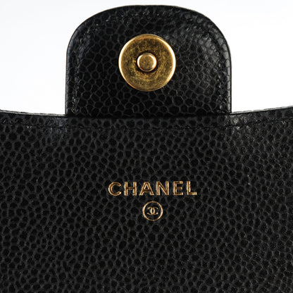 Chanel Caviar Quilted Wallet on Removable Chain Black 7 of 8