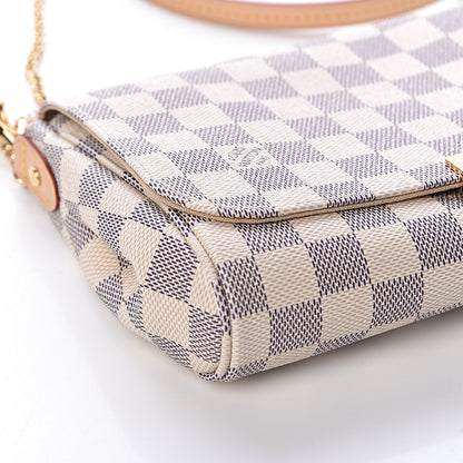 Louis Vuitton Damier Azur Favorite MM 7 of 9