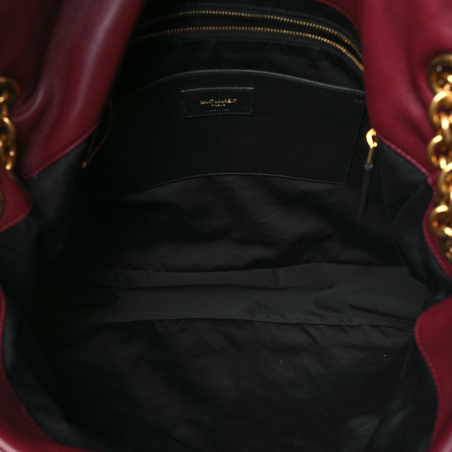 Saint Laurent Lambskin Matelasse Monogram Large Jamie 4.3 New Dark Bordeaux 5 of 10