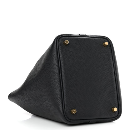 Hermes Taurillon Clemence Picotin Lock 18 PM Caban 4 of 11