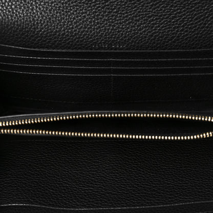 Salvatore Ferragamo Calfskin City Wallet On Chain Black 5 of 6