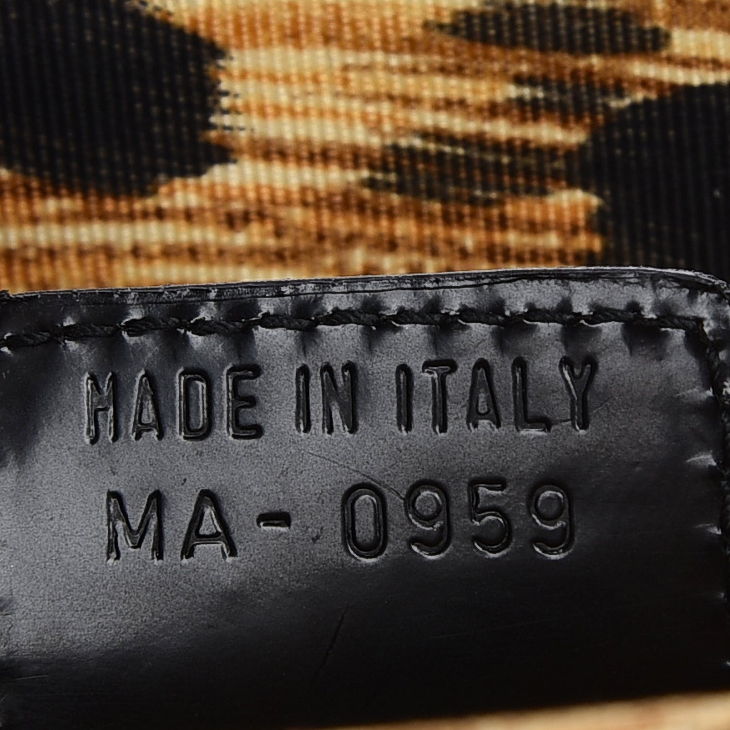 Canvas Leopard Print Medium Lady Dior