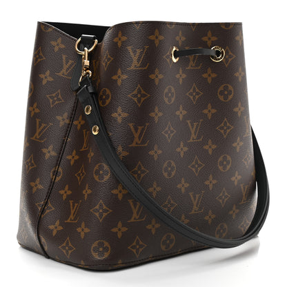 Louis Vuitton Monogram Neonoe MM Black 3 of 8