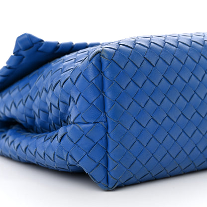 Bottega Veneta Nappa Intrecciato Large Olimpia Bag Blue 9 of 13