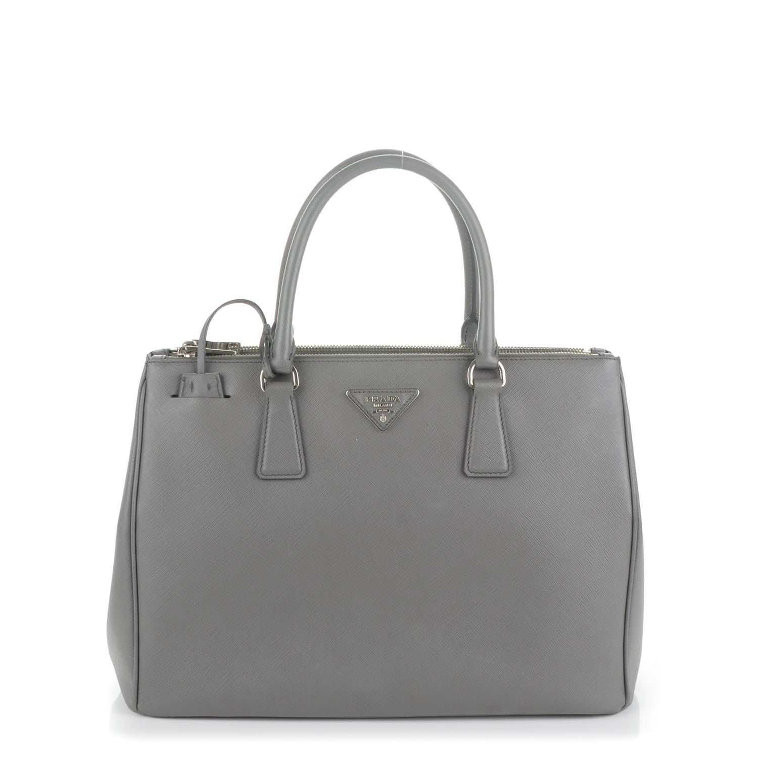 Prada Saffiano Medium Galleria Double Zip Tote Marmo 1 of 7