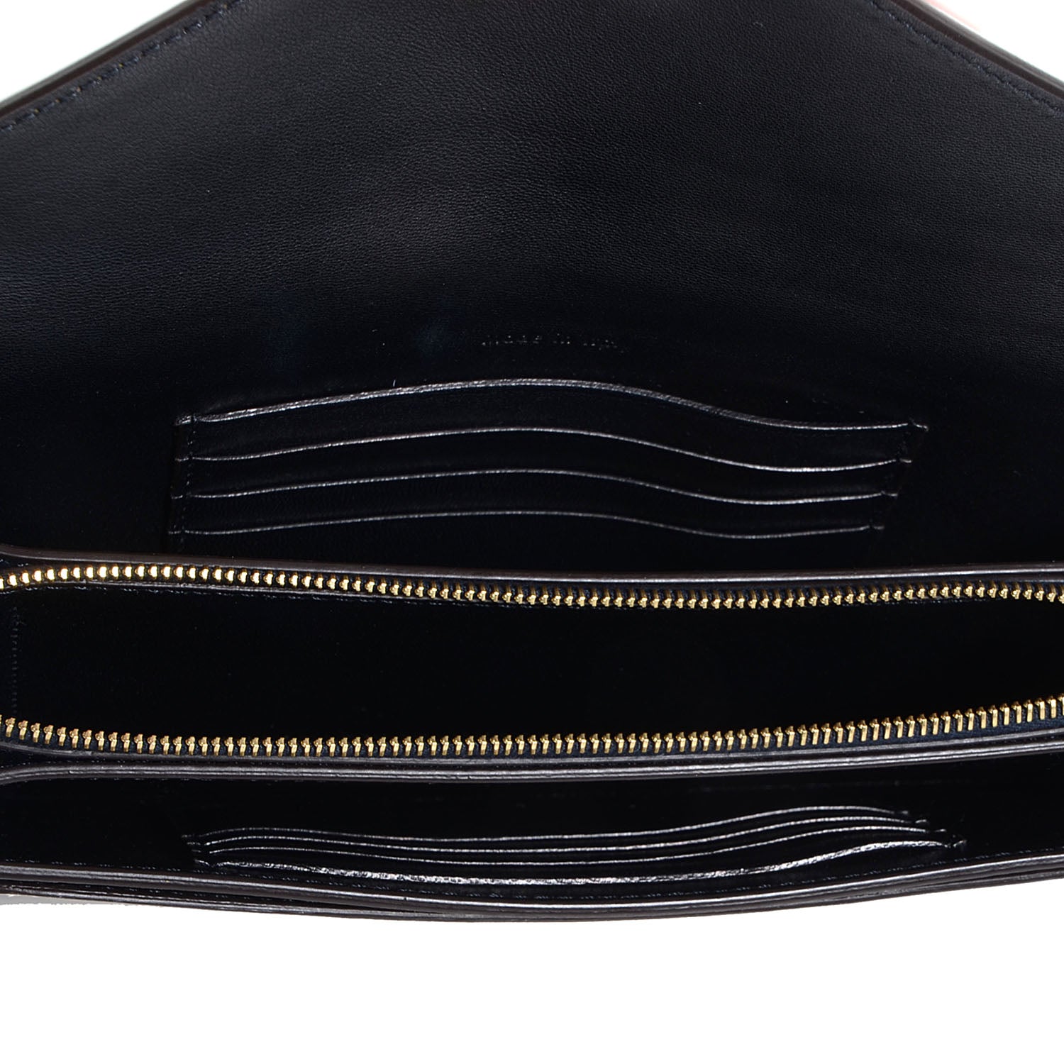 Celine Smooth Calfskin Large Multifunction Envelope Flap Clutch Sunflower 5 of 9