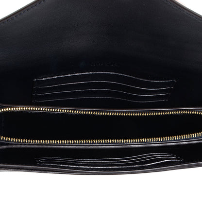 Celine Smooth Calfskin Large Multifunction Envelope Flap Clutch Sunflower 5 of 9